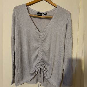 Urban Outfitters V-Neck Ruched Top